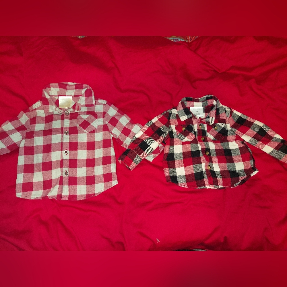Infant flannels 6mo/6-9mo
